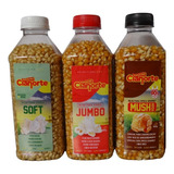 Trio Milho Pipoca Tipo Mushroom + Jumbo + Soft