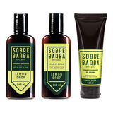 Trio Shampoo, Balm E Condicionador - Lemon Drop - Sobrebarba