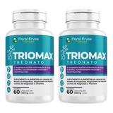 Triomax Treonato 2x 60 Cáp Magnésio Dimalato Cloreto Quelato