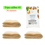 Tripa Salame Colágeno Calibre 45 (30 Metros) + Sal De Cura 2