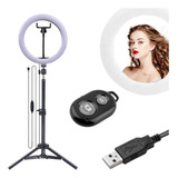 Tripe 1,60 Anel Led Ring + Kit Youtuber Celular Gravação