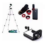 Tripé Celular Profissional Sl-2111 Gopro 1,30 M + Kit Selfie