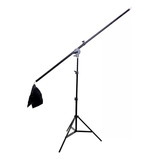 Tripé De Iluminação 280 Cm C/ Braço Articulado 140cm Girafa 