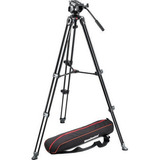 Tripé Manfrotto Mvt502am Com Cabeça Hidráulica Fluido De Víd