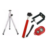 Tripé Pra Camera Digital Suporte Celular Controle Bluetooth