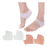Tripla Ação Protetor Cuidados Calcanhar Par Gel Silicone