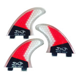 Triquilhas Fibra De Carbono Honeycomb, Verm, Média, Fcs 1.