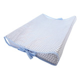 Trocador Para Bebê Zigzag Cinza E Branco - O Melhor!