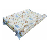 Trocador Plastificado Anatômico Com Amarras Safari - Oferta