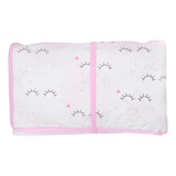 Trocador Portatil Bebe Acolchoado Espuma 100% Algodão Rosa