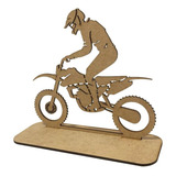 Troféu Em Mdf Eventos De Moto Motocross Kit 10 Unidades 1327