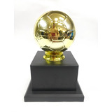 Troféu Futebol Bola P Ouro 14,5cm