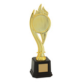 Troféu Tocha Olímpica Personalizado Gde Todos Esportes -34cm