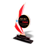 Troféus Personalizados Em Acrílico - 20x20cm Vários Tamanhos