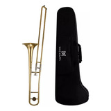 Trombone De Vara Michael Profissional Laqueado + Case