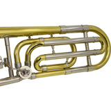Trombone De Vara New York Tb-200vr C/ Rotor Laqueado Sib/fá