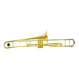 Trombone Pisto Benson Btbv1l Bb Laqueado Com Case+bocal