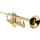 Trompete Bb (si Bemol) Laqueado Harmonics + Case Luxo