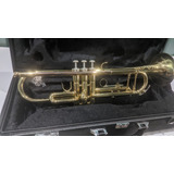 Trompete Condor Bb (sib) Laqueado Com Case Luxo Ctr 135