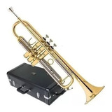 Trompete Eagle Laqueado Tr504 Sib Com Estojo