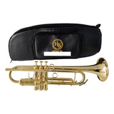 Trompete Profissional Hs Musical Hs1048 Sib Laqueado - Novo