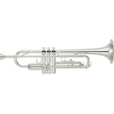 Trompete Yamaha Ytr-2330s Sib Prateado C/case
