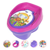 Troninho Musical Infantil Para Bebê Pinico Penico Lilás Rosa