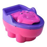 Troninho Peniquinho Pinico Musical Infantil 2 Em 1 Urso 