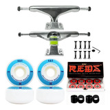 Truck Skate Level 139mm Hi + Roda 53mm + Rolamento 