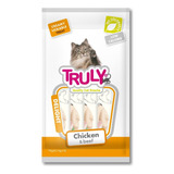 Truly Petisco Cremoso Gatos Sabor Frango E Bife C/5 Tubos