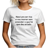 Tshirts Frases Engraçadas Camiseta Feminina Blusa De Memes