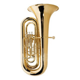 Tuba 4 Pistos Em Si Bemol Bb Com Case Wbbm454