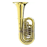 Tuba Harmonics 4 4 Sib 4pistos Hbb 200l C rotores Cor Dourado