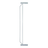 Tubline Grade Para Porta Extensor Prolongador Proteção Pet Segurança Cor Branco