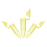 Tubo 0,5ml Centrifugação Amarelo Pino Microtubo 1.000und