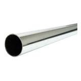 Tubo Cabideiro (88 Cm + Suporte Lateral + Central) Redondo