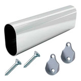Tubo Cabideiro Oval Barras Suportes Guarda Roupa 1 Metro