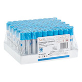 Tubo Coleta A Vácuo Citrato De Sódio Pd 2,7ml 13x75mm Azul
