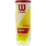 Tubo De Bola De Tênis Wilson Championship Extra Duty 3 Bolas