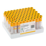Tubo De Coleta A Vácuo Acelerador Gel 13x75mm 3,5ml Amarelo