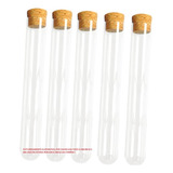 Tubo De Ensaio De Vidro 18x180mm (36ml) C/tampa Rolha Pc 20