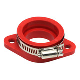 Tubo De Entrada De Interface De Carburador De Vermelho 30mm