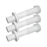 Tubo De Ligação Conexão Vaso Sanitário Vedação Canopla Kit 3