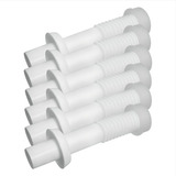 Tubo De Ligação Conexão Vaso Sanitário Vedação Canopla Kit 6
