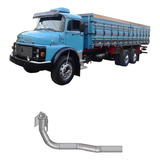 Tubo Escapamento Saída Motor Caminhão Mb 1317 1318 Carapreta