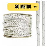 Tubo Espiral Organizador Fio Expansível 3/4 Branco 50 Metro
