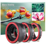 Tubo Extensor Macrofotografia Para Lentes Canon Ef / Ef-s 