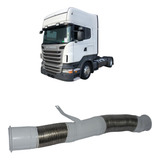 Tubo Flexivel Escapamento Inox Compativel Scania