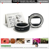 Tubo Macro Af 10mm + 16mm Baioneta Metal P/ Sony E-mount