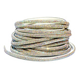 Tubo Meia Cana C/ Strass 6mm - 10 Metros Cor Furta-cor 